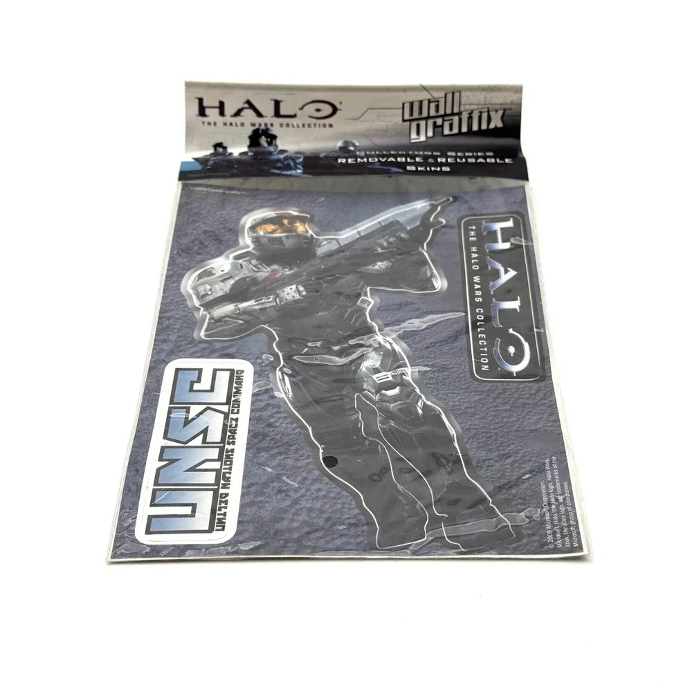 Halo Wars Wall Graffix Removable Skins 2009 Spartan Elite Decals Sealed